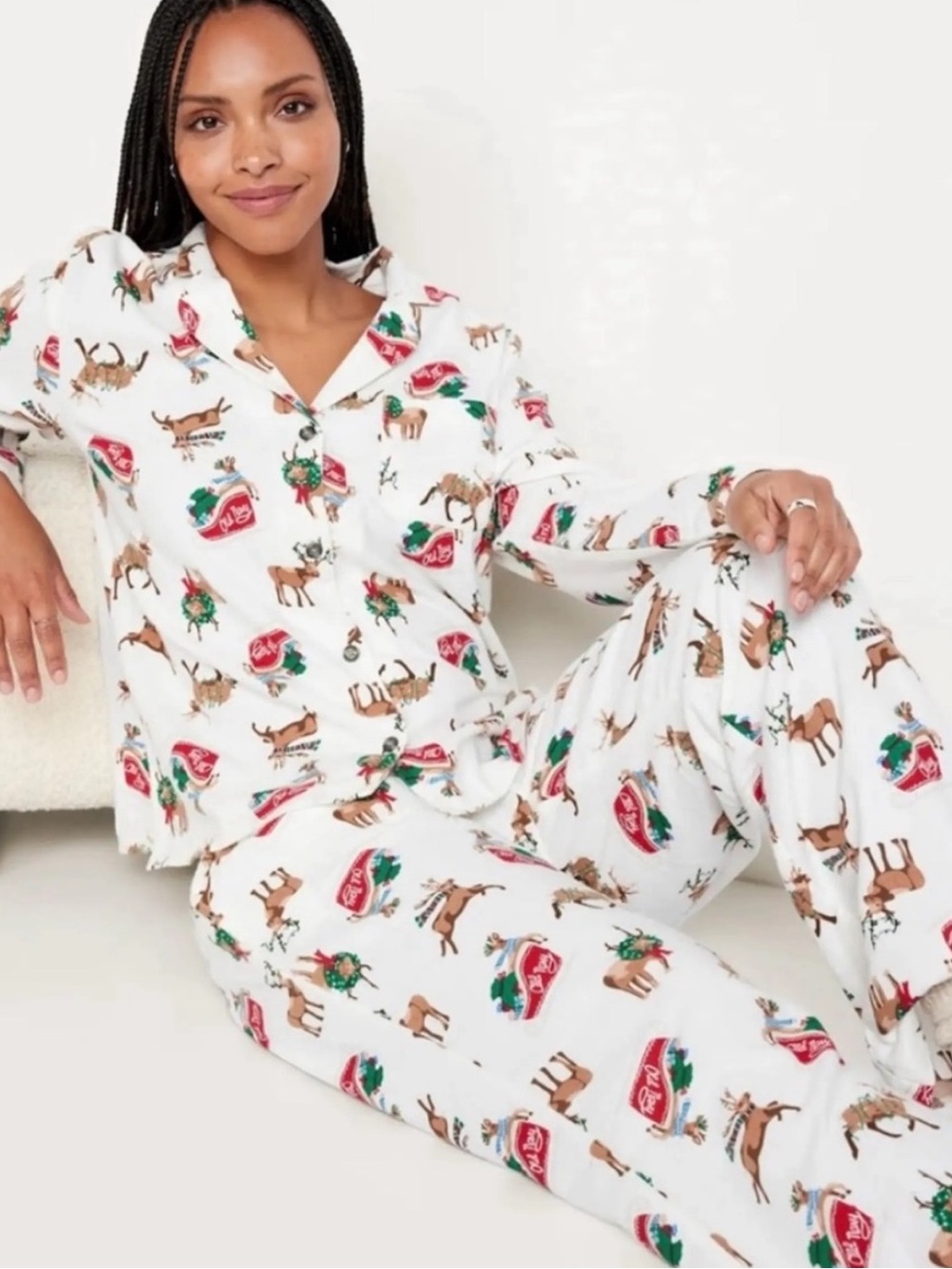 Old Navy Flannel Pajama Set (Reindeers)